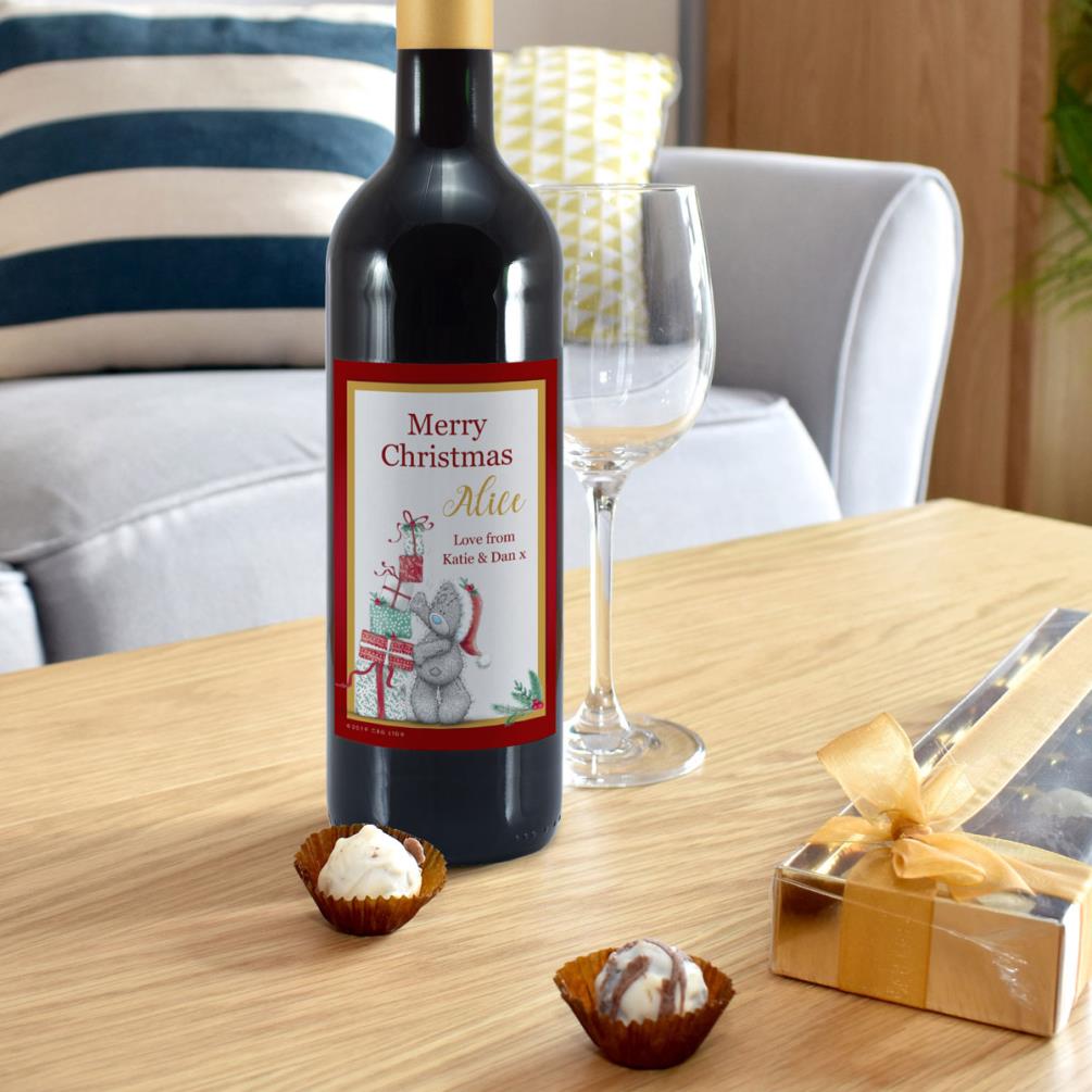 Personalised Me to You Christmas Presents Mulled Wine Extra Image 1